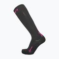 Calze da sci donna UYN Ski One Pure Snow black/pink 5