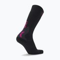 Calze da sci donna UYN Ski One Alpine Merino black/pink 6