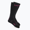 Calze da sci donna UYN Ski One Alpine Merino black/pink