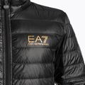 Giacca uomo EA7 Emporio Armani Train Core ID Down Light nero/oro con logo 2
