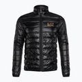 Giacca uomo EA7 Emporio Armani Train Core ID Down Light nero/oro con logo 6
