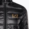 Giacca uomo EA7 Emporio Armani Train Core ID Down Light nero/oro con logo 8