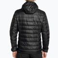 Uomo EA7 Emporio Armani Train Core ID Down Light Hoodie giacca con logo nero/oro 2