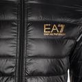 Uomo EA7 Emporio Armani Train Core ID Down Light Hoodie giacca con logo nero/oro 9