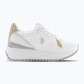 Scarpe da donna U.S. Polo Assn. BAYLE003C bianco/oro 8