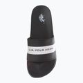 Infradito da uomo U.S. Polo Assn. SKYE002 nero/bianco 2