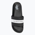 Infradito da uomo U.S. Polo Assn. SKYE002 nero/bianco 5