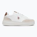 Scarpe da uomo U.S. Polo Assn. CODY003B bianco/marrone chiaro 2