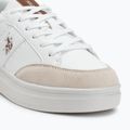 Scarpe da uomo U.S. Polo Assn. CODY003B bianco/marrone chiaro 7