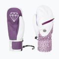Guanti da snowboard donna Level Pulsar Mitt pink white