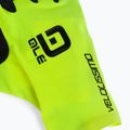 Guanti da ciclismo Alé Velocissimo giallo fluo/nero 4