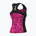 Maglia ciclismo donna Alé Top Donna Triangles rosa fluo/viola 2