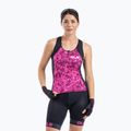Maglia ciclismo donna Alé Top Donna Triangles rosa fluo/viola 3