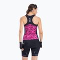 Maglia ciclismo donna Alé Top Donna Triangles rosa fluo/viola 4