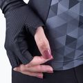 Maglia ciclismo donna Alé Top Donna Triangles grigio/nero 5