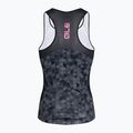 Maglia ciclismo donna Alé Top Donna Triangles grigio/nero 7