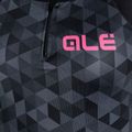 Maglia ciclismo donna Alé Top Donna Triangles grigio/nero 8