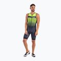 Tuta da triathlon da uomo Alé Stars giallo fluo/nero