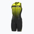 Tuta da triathlon da uomo Alé Stars giallo fluo/nero 8