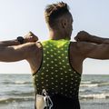 Tuta da triathlon da uomo Alé Stars giallo fluo/nero 13