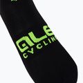 Calze da ciclismo Alé Calza Q-Skin 16 cm Stars nero/giallo fluo 3