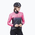 Giacca da ciclismo donna Alé Gradient rosa fl nero/fl.rosa nero