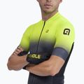 Maglia ciclismo uomo Alé Maglia MC Gradient giallo fluorescente 4