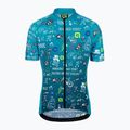 Maglia ciclismo bambino Alé Maglia Bimbo MC Vibes turchese 4