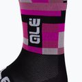 Calze da ciclismo Alé Calza Q-Skin 16 cm Match fucsia 3