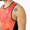 Tuta da ciclismo da uomo Alé Kite senza maniche rosso 3