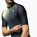 Maglia ciclismo uomo Alé Optical giallo fluo 4