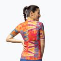 Maglia da ciclismo da donna Alé Clorofilla orange combo 3