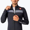 Felpa da uomo Castelli Puro 3 FZ light nero/argento reflex bike 5