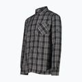 Camicia da uomo CMP 30T9927 anthracite/vanilla/grey 3