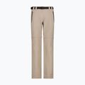 Pantaloni da trekking da donna CMP 3T51446 Zip Off sand/anthracite