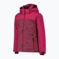 Giacca da sci bambino CMP 39W2085 amaranto/antracite 3