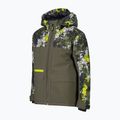 Giacca da sci bambino CMP 36W0714P Fix Hood olive/acido 2