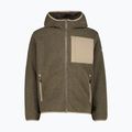 Cappotto imbottito da uomo CMP 36K2247 Fix Hood Parka teak mel