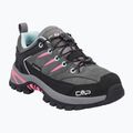 Scarponcini da trekking per bambini CMP Rigel 2.0 Low Waterproof grey/acquarius/pink fluo