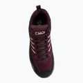 Scarponcini da trekking per bambini CMP Rigel 2.0 Low Waterproof black berry/amaranto 5