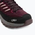 Scarponcini da trekking per bambini CMP Rigel 2.0 Low Waterproof black berry/amaranto 7