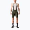 Pantaloncini da ciclismo Castelli Espresso verde intenso da uomo