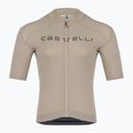 Maglia da ciclismo Castelli Prologo Lite clay/grigio canna di fucile da uomo