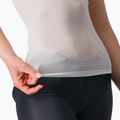 Maglia ciclismo donna Castelli Pro Mesh senza maniche bianco 6