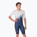 Tuta da ciclismo da uomo Castelli Core Tri blu belga/bianco