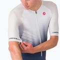 Tuta da ciclismo da uomo Castelli Core Tri blu belga/bianco 4