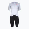 Body da ciclismo da donna Castelli Free Sanremo 3 SS in white/black