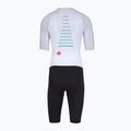 Body da ciclismo da donna Castelli Free Sanremo 3 SS in white/black 2