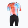 Body da ciclismo da uomo Castelli Free Sanremo 3 paprika/winter sky/black