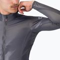 Giacca da ciclismo da uomo Castelli Aria Shell 2 silver gray/dark gray 5